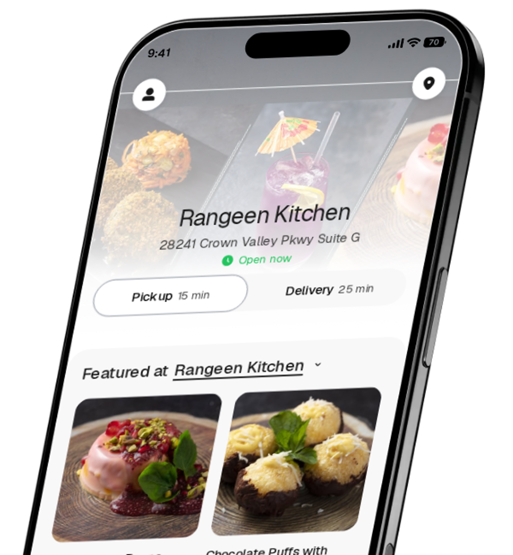 Rangeen Kitchen app preview