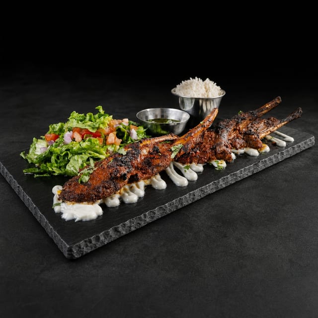 Plate: Lamb Chops  (N,G).