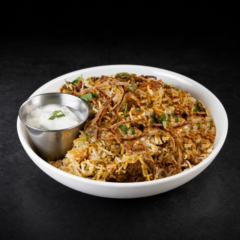 Veg Biryani (G).