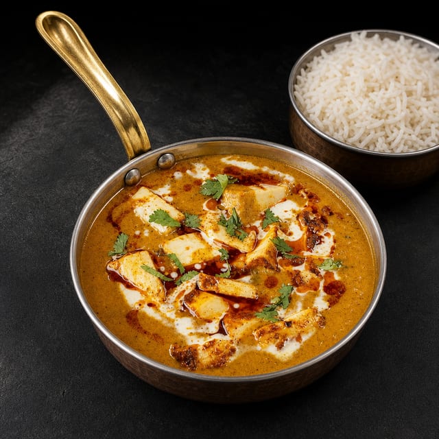 Curry: Paneer Korma (G).