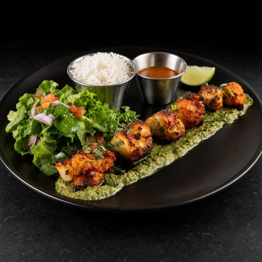 Plate: Fish Tikka  (N,G).