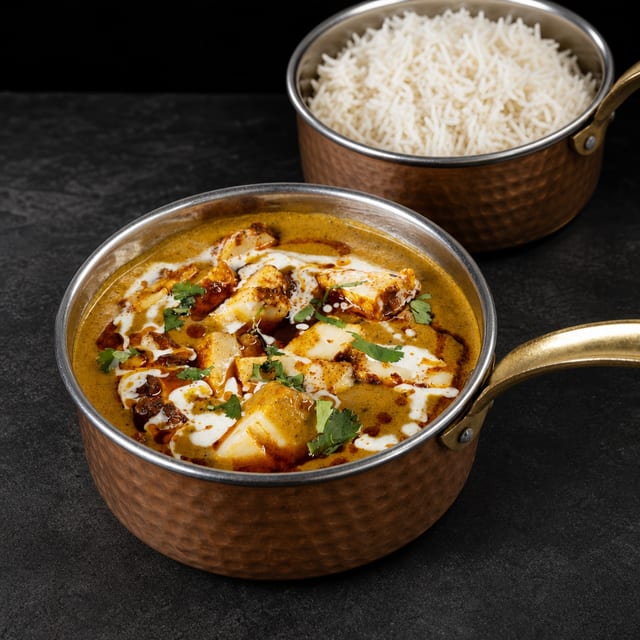 Curry: Fish Korma (G).