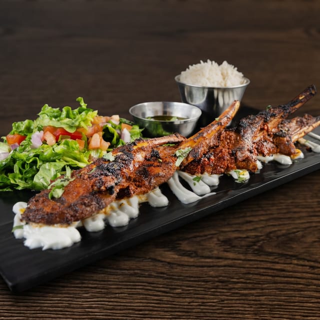 Plate: Lamb Chops  (N,G).