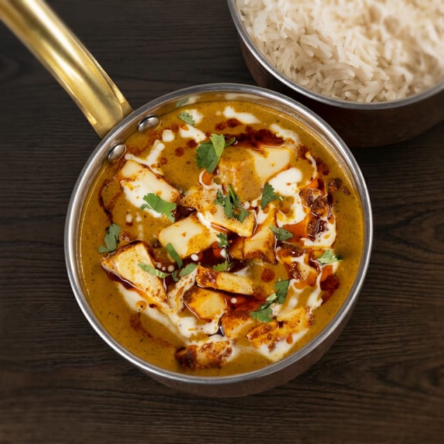 Curry: Paneer Korma (G).
