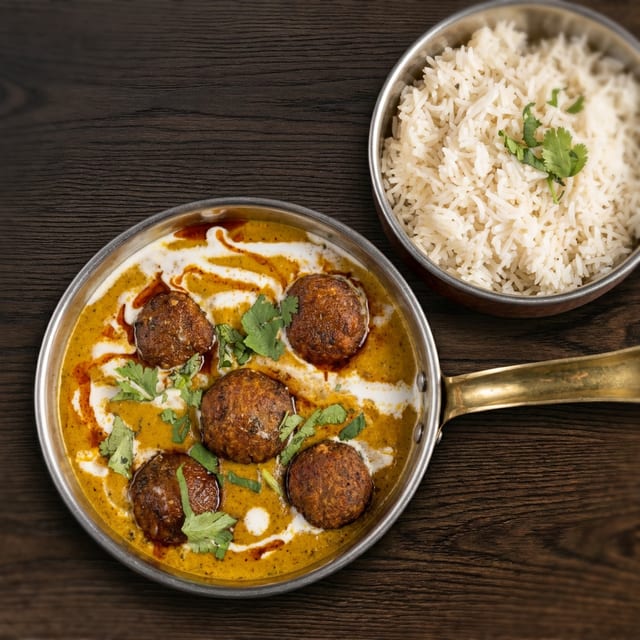 Curry: Malai Kofta.