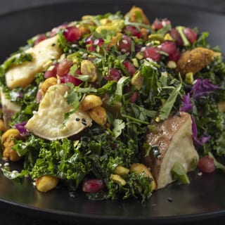 Marinated Chili Kale Salad (V, G, D)