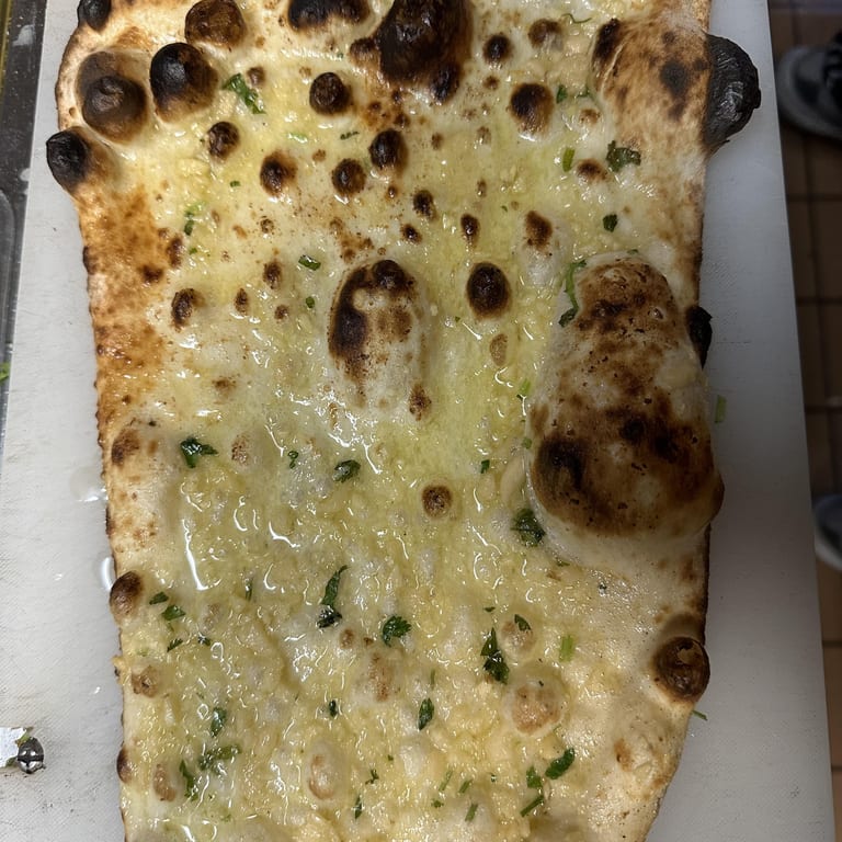 Delicious Garlic Naan Awaits