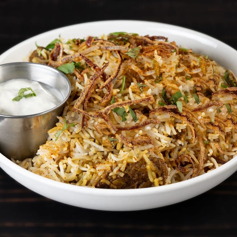 Delicious Lamb Biryani Awaits